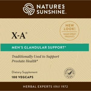 Etiqueta X-A de Nature's Sunshine