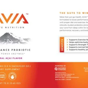 Etiqueta de AIVIA Probiotic