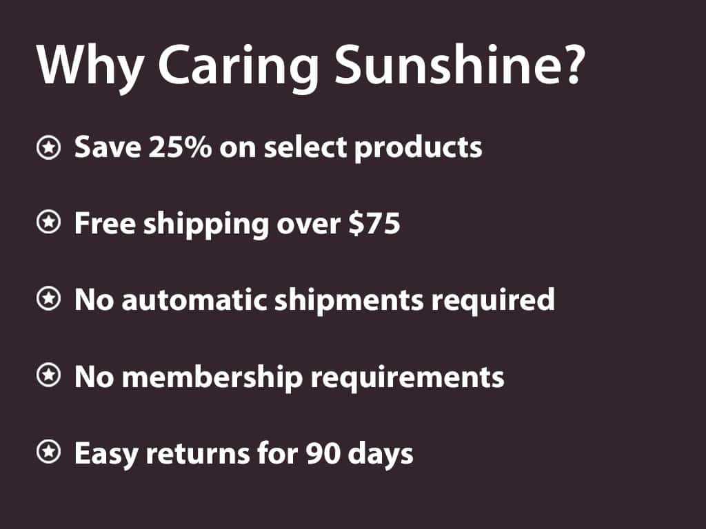 Why Caring Sunshine?